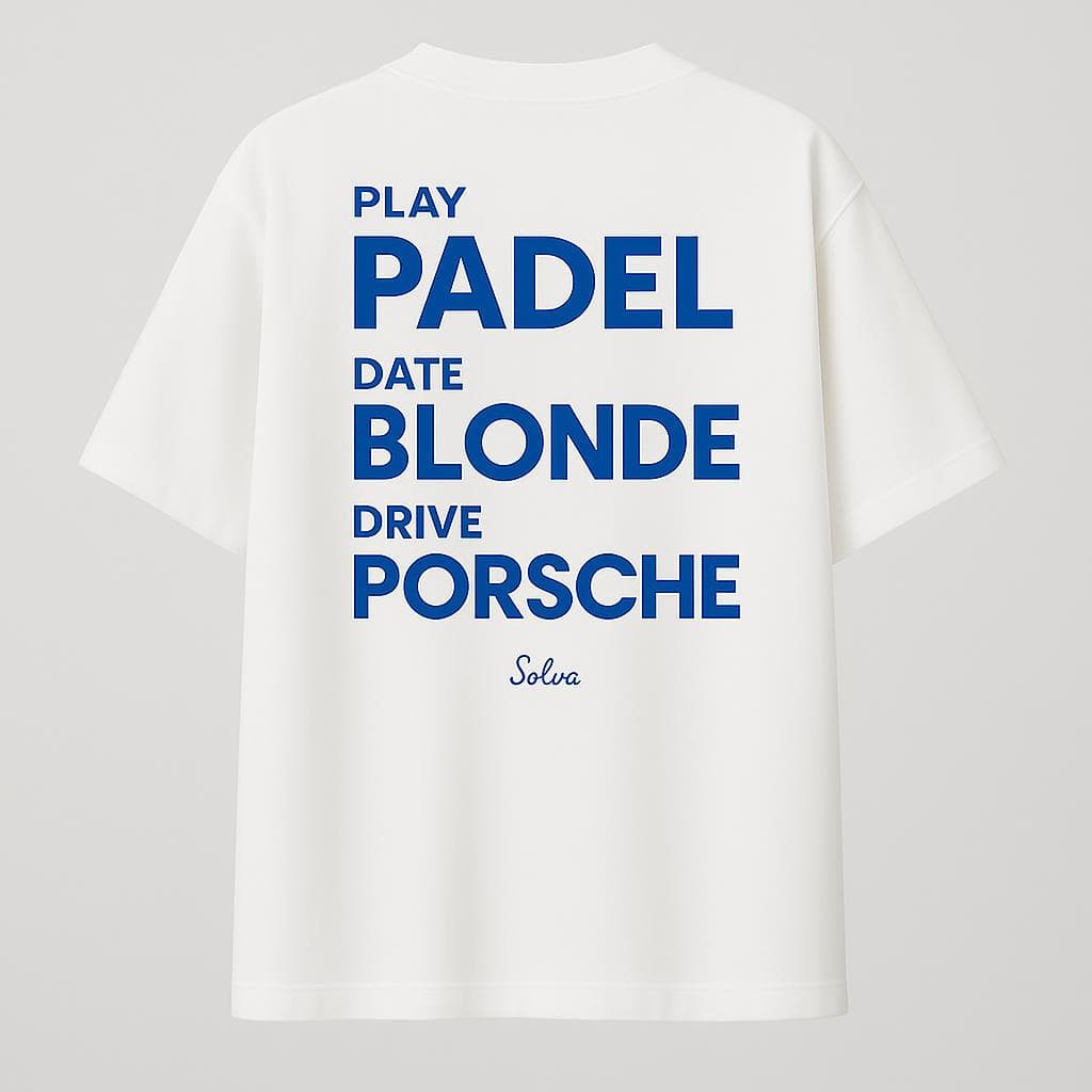 PLAY PADEL — белая / синий