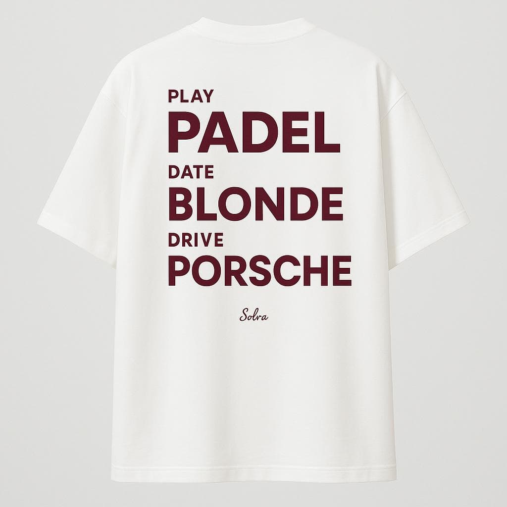 PLAY PADEL — белая / бордо