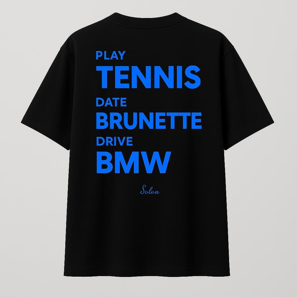 PLAY TENNIS — чёрная / синий